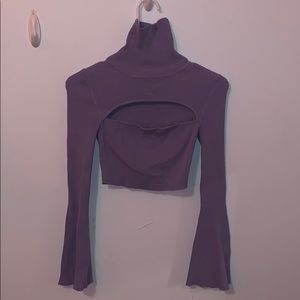 Purple Crop Top